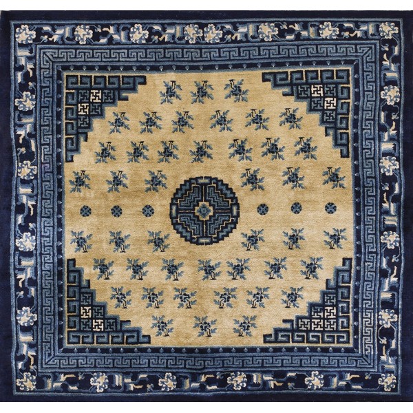 Early 20th Century N. Chinese Baotou Carpet